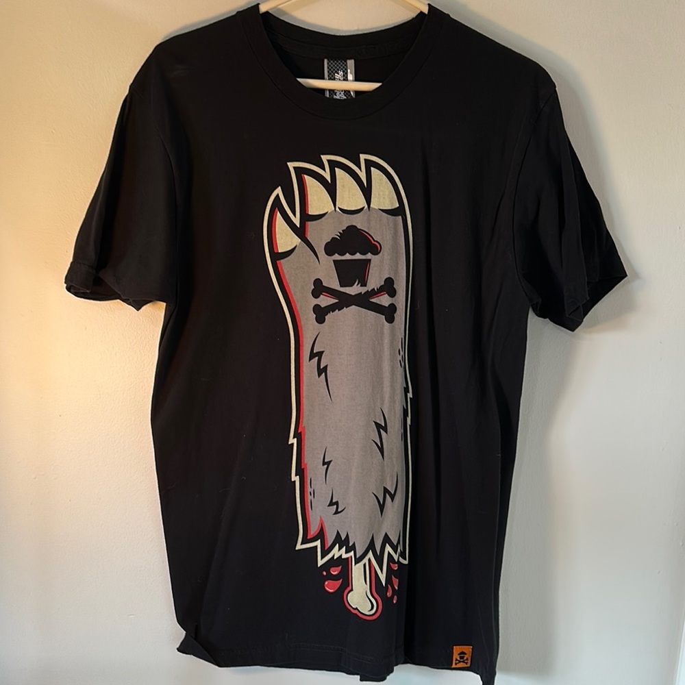 Johnny Cupcakes Halloween monster hand shirt